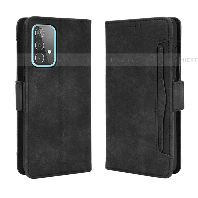 Custodia Portafoglio In Pelle Cover con Supporto BY3 per Samsung Galaxy A52 5G Nero