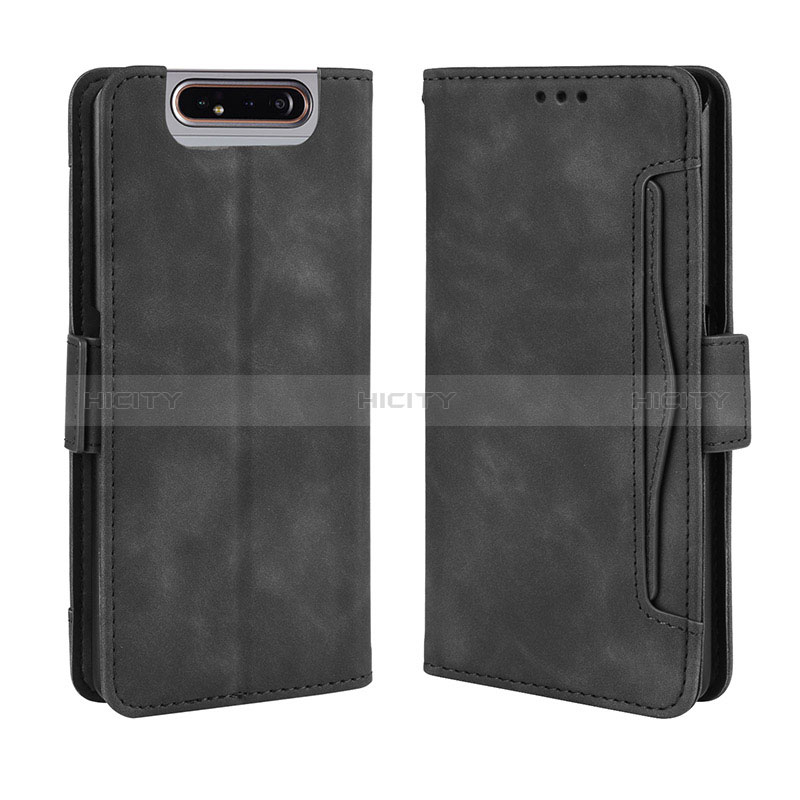 Custodia Portafoglio In Pelle Cover con Supporto BY3 per Samsung Galaxy A80