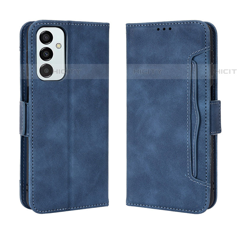 Custodia Portafoglio In Pelle Cover con Supporto BY3 per Samsung Galaxy F23 5G Blu