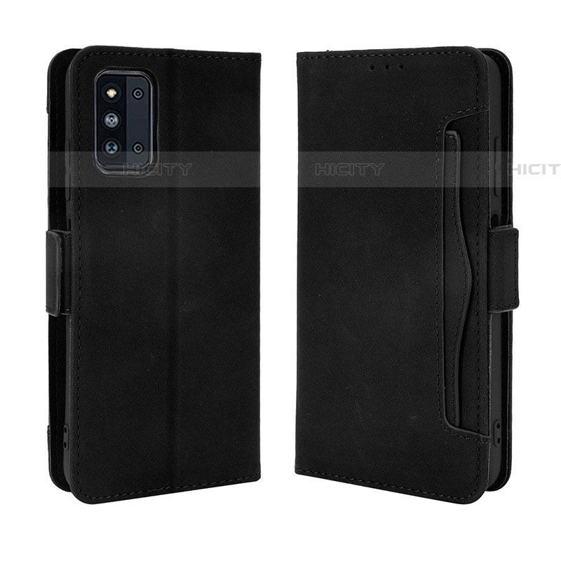 Custodia Portafoglio In Pelle Cover con Supporto BY3 per Samsung Galaxy F52 5G Nero