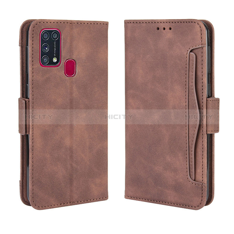 Custodia Portafoglio In Pelle Cover con Supporto BY3 per Samsung Galaxy M21s