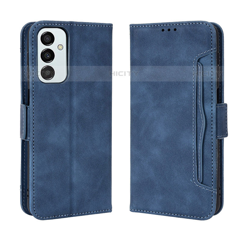 Custodia Portafoglio In Pelle Cover con Supporto BY3 per Samsung Galaxy M23 5G Blu