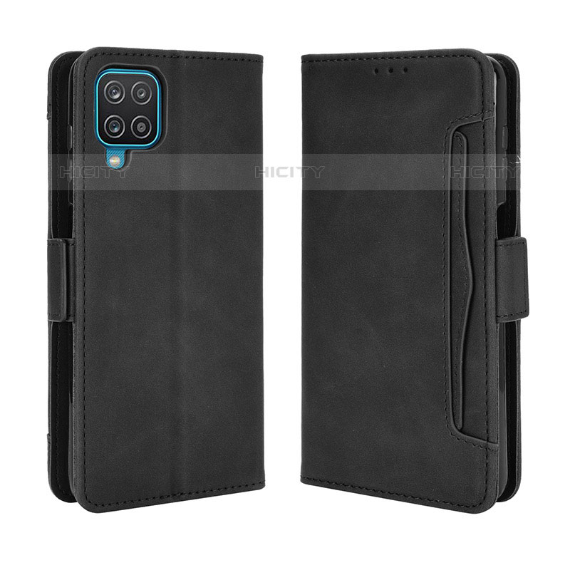 Custodia Portafoglio In Pelle Cover con Supporto BY3 per Samsung Galaxy M32 4G Nero