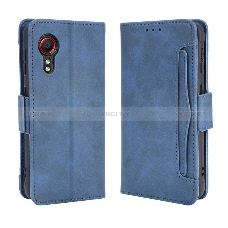 Custodia Portafoglio In Pelle Cover con Supporto BY3 per Samsung Galaxy XCover 5 SM-G525F