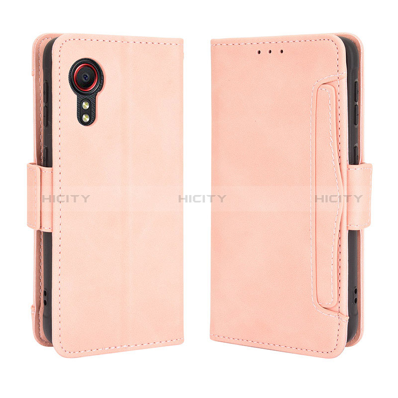 Custodia Portafoglio In Pelle Cover con Supporto BY3 per Samsung Galaxy XCover 5 SM-G525F