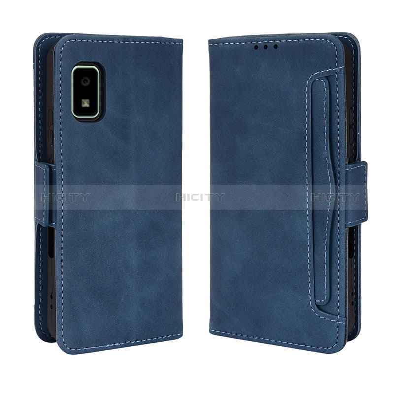 Custodia Portafoglio In Pelle Cover con Supporto BY3 per Sharp Aquos wish