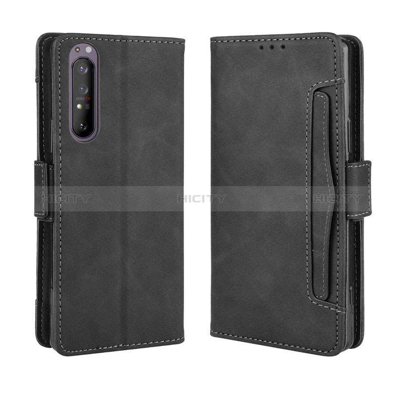 Custodia Portafoglio In Pelle Cover con Supporto BY3 per Sony Xperia 1 II