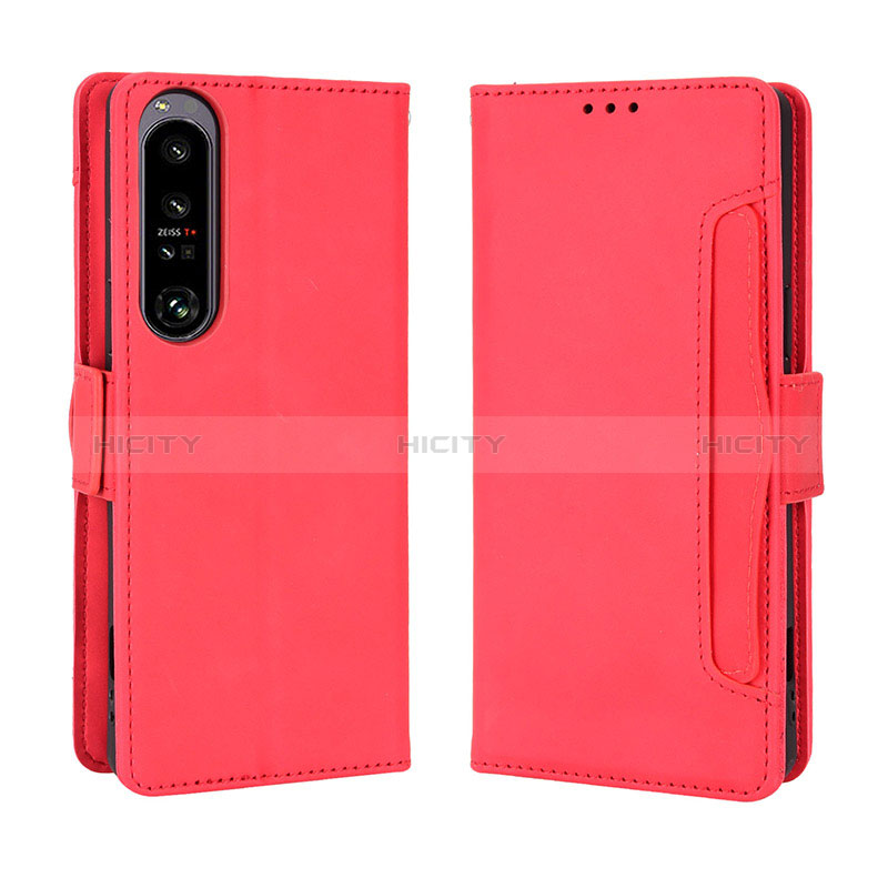 Custodia Portafoglio In Pelle Cover con Supporto BY3 per Sony Xperia 1 IV