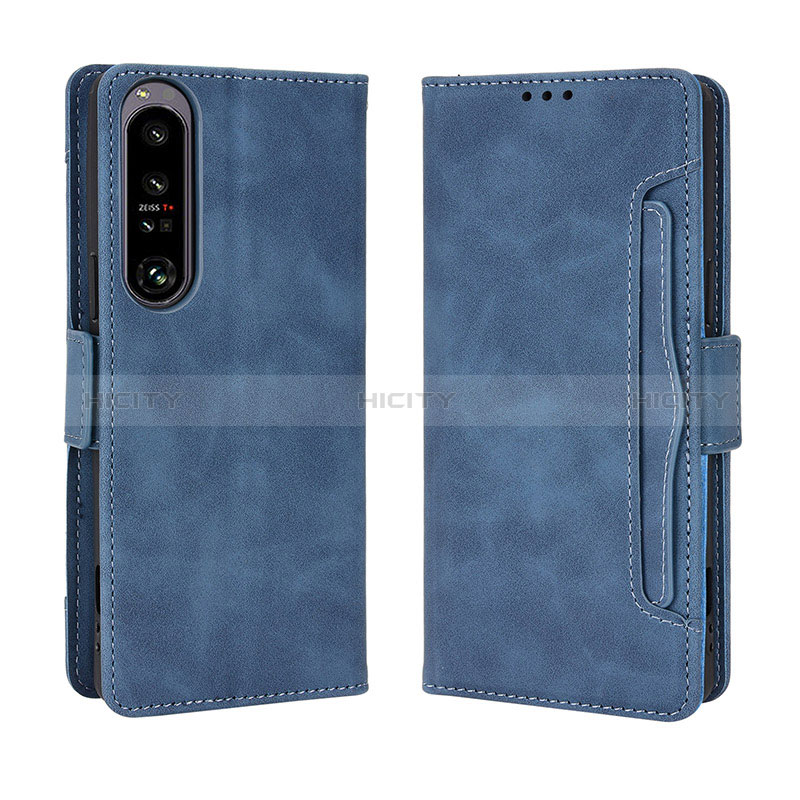 Custodia Portafoglio In Pelle Cover con Supporto BY3 per Sony Xperia 1 IV