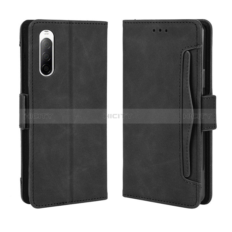 Custodia Portafoglio In Pelle Cover con Supporto BY3 per Sony Xperia 10 II