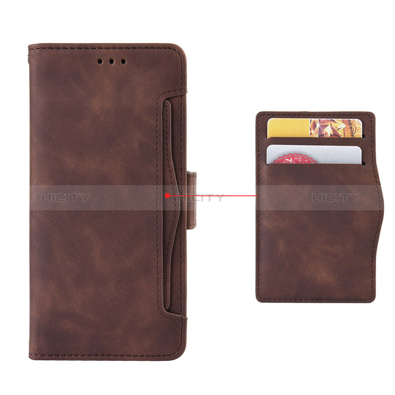 Custodia Portafoglio In Pelle Cover con Supporto BY3 per Sony Xperia 10 IV SO-52C