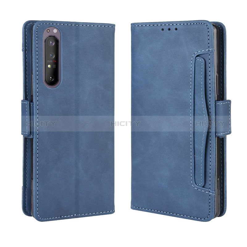 Custodia Portafoglio In Pelle Cover con Supporto BY3 per Sony Xperia 5 II