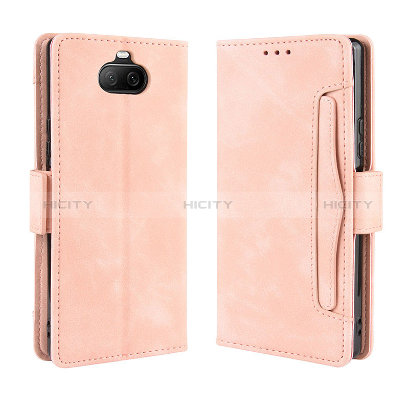 Custodia Portafoglio In Pelle Cover con Supporto BY3 per Sony Xperia 8