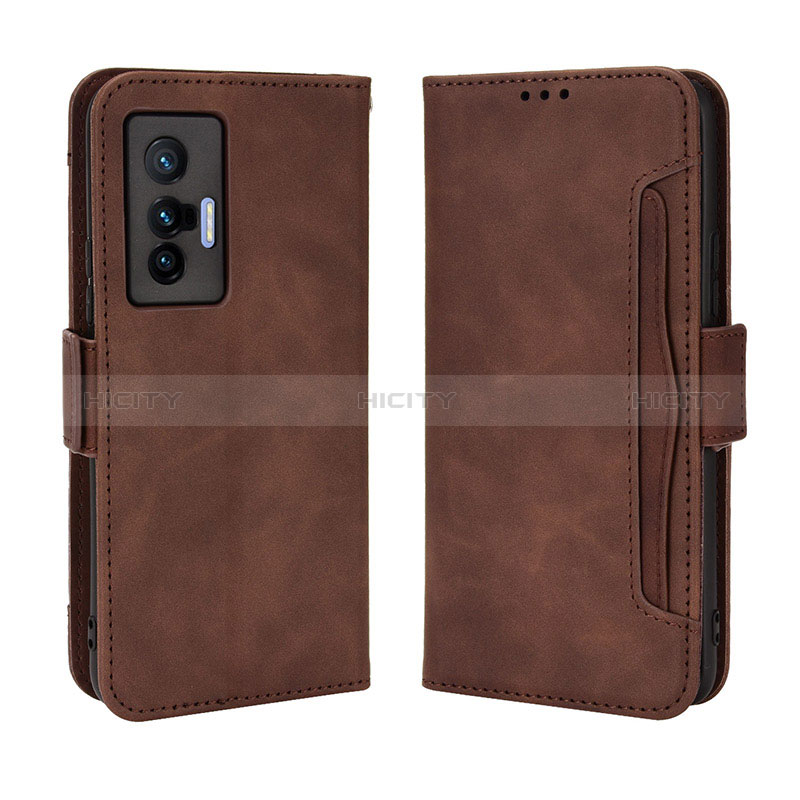 Custodia Portafoglio In Pelle Cover con Supporto BY3 per Vivo X70t