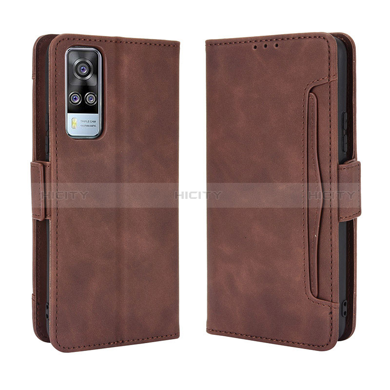 Custodia Portafoglio In Pelle Cover con Supporto BY3 per Vivo Y53s NFC