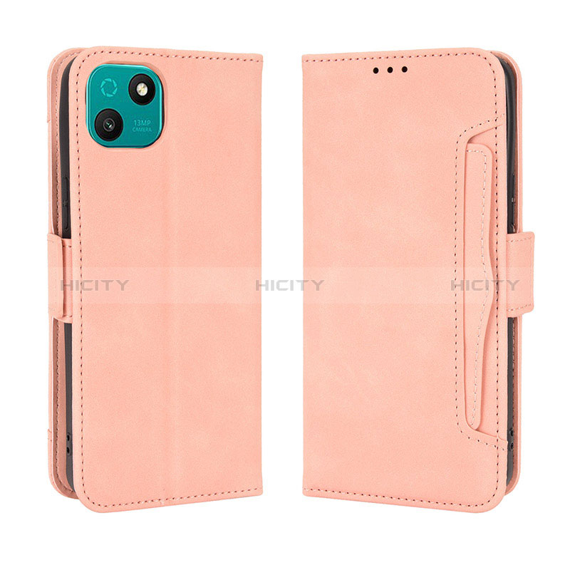 Custodia Portafoglio In Pelle Cover con Supporto BY3 per Wiko T10