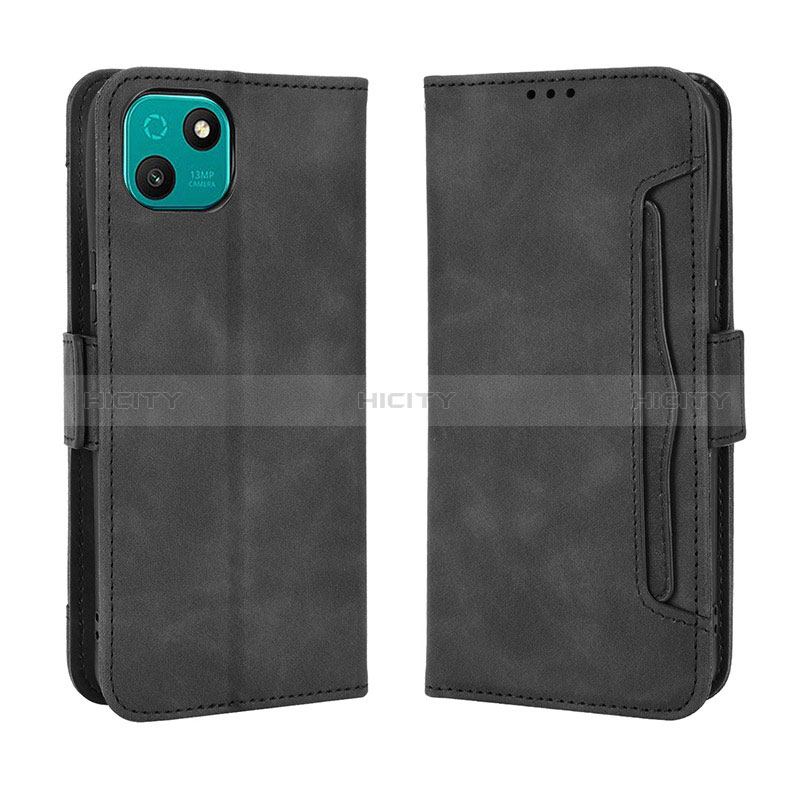 Custodia Portafoglio In Pelle Cover con Supporto BY3 per Wiko T10