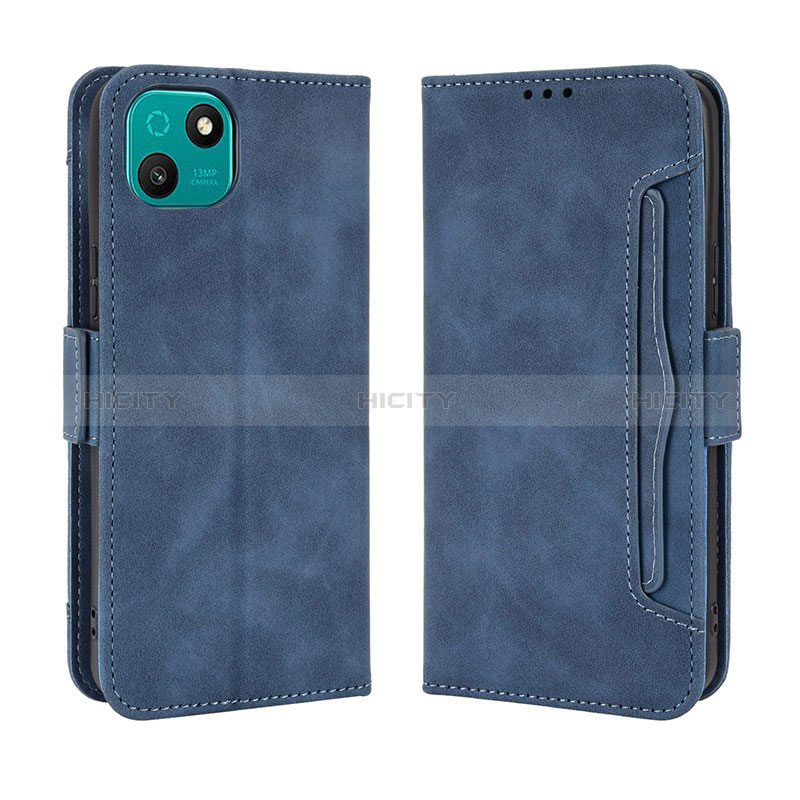 Custodia Portafoglio In Pelle Cover con Supporto BY3 per Wiko T10