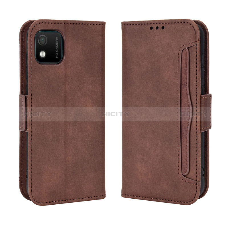 Custodia Portafoglio In Pelle Cover con Supporto BY3 per Wiko Y52