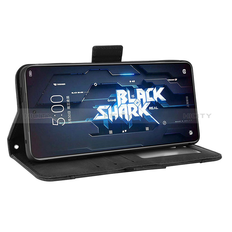 Custodia Portafoglio In Pelle Cover con Supporto BY3 per Xiaomi Black Shark 5 5G