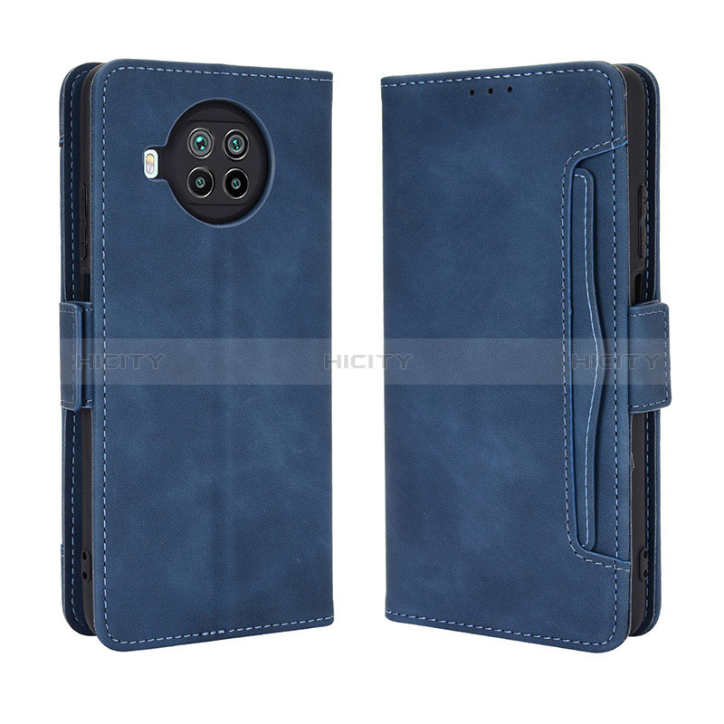 Custodia Portafoglio In Pelle Cover con Supporto BY3 per Xiaomi Mi 10i 5G Blu