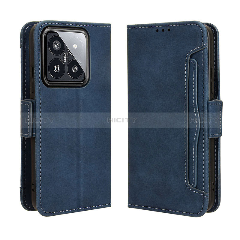 Custodia Portafoglio In Pelle Cover con Supporto BY3 per Xiaomi Mi 14 Pro 5G