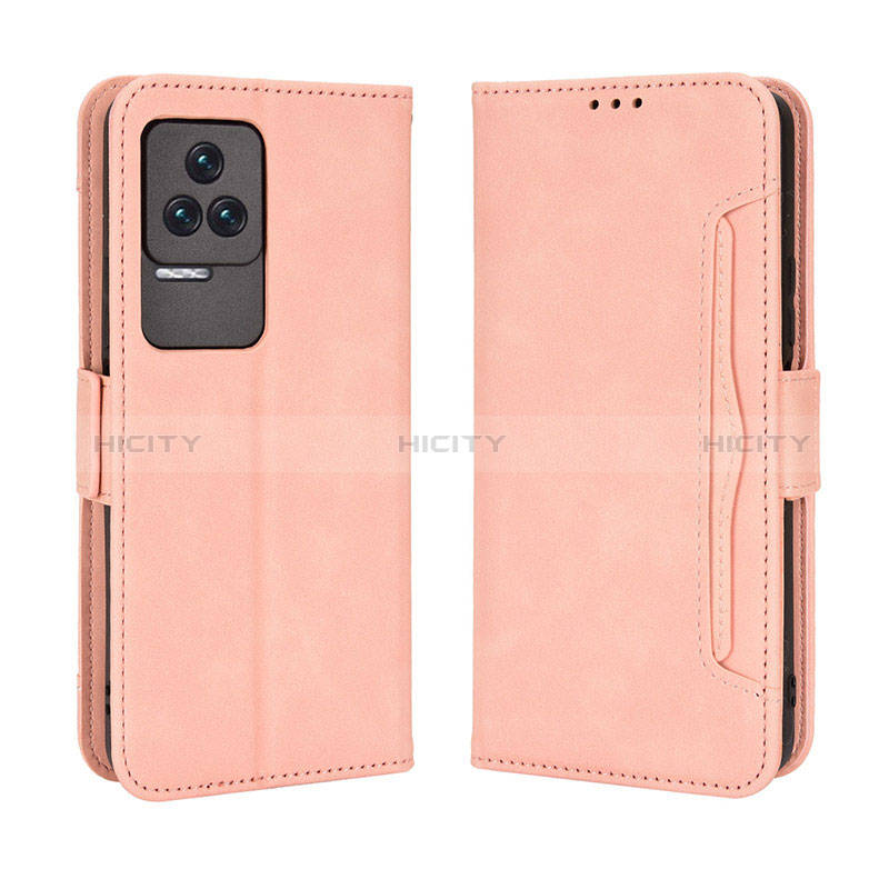 Custodia Portafoglio In Pelle Cover con Supporto BY3 per Xiaomi Poco F4 5G