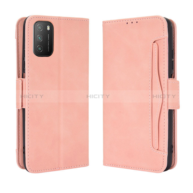 Custodia Portafoglio In Pelle Cover con Supporto BY3 per Xiaomi Poco M3