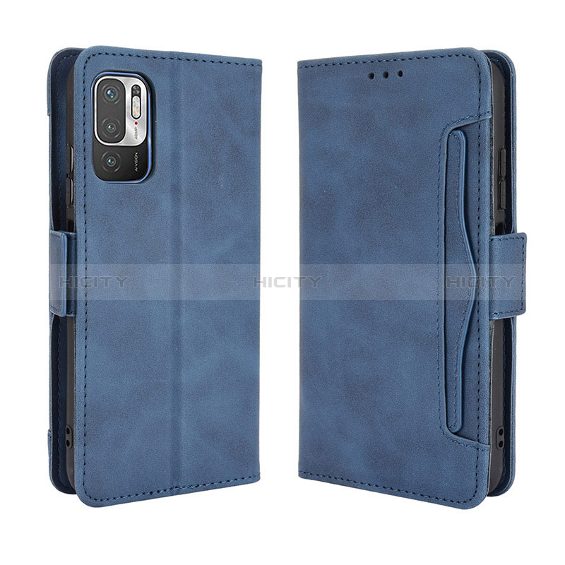 Custodia Portafoglio In Pelle Cover con Supporto BY3 per Xiaomi POCO M3 Pro 5G Blu