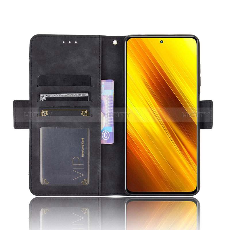 Custodia Portafoglio In Pelle Cover con Supporto BY3 per Xiaomi Poco X3 Pro