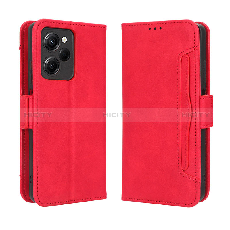 Custodia Portafoglio In Pelle Cover con Supporto BY3 per Xiaomi Poco X5 Pro 5G