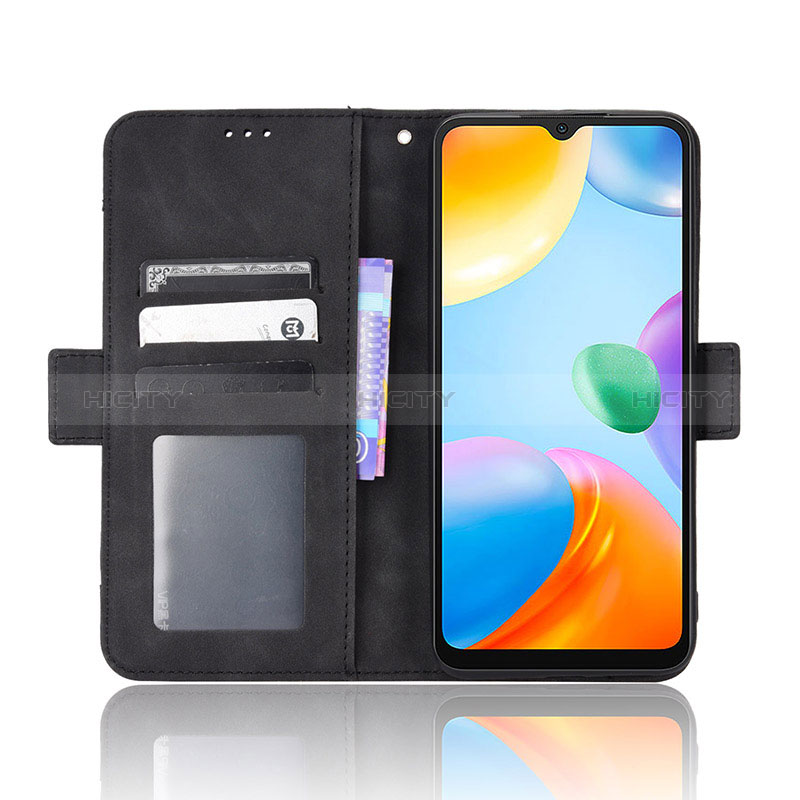 Custodia Portafoglio In Pelle Cover con Supporto BY3 per Xiaomi Redmi 10 India