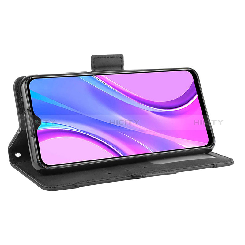 Custodia Portafoglio In Pelle Cover con Supporto BY3 per Xiaomi Redmi 9