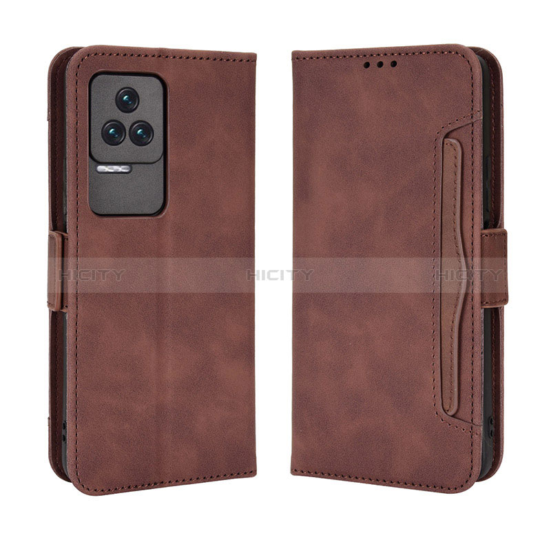 Custodia Portafoglio In Pelle Cover con Supporto BY3 per Xiaomi Redmi K40S 5G