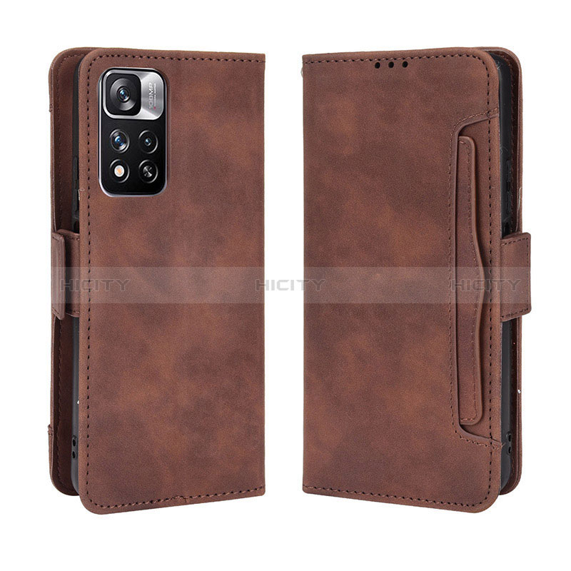 Custodia Portafoglio In Pelle Cover con Supporto BY3 per Xiaomi Redmi Note 11 Pro+ Plus 5G