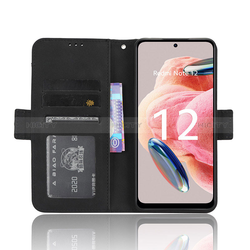 Custodia Portafoglio In Pelle Cover con Supporto BY3 per Xiaomi Redmi Note 12 4G