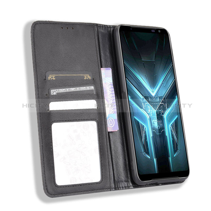 Custodia Portafoglio In Pelle Cover con Supporto BY4 per Asus ROG Phone 3 Strix ZS661KS