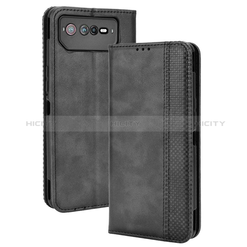 Custodia Portafoglio In Pelle Cover con Supporto BY4 per Asus ROG Phone 6