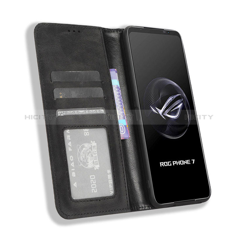 Custodia Portafoglio In Pelle Cover con Supporto BY4 per Asus ROG Phone 7