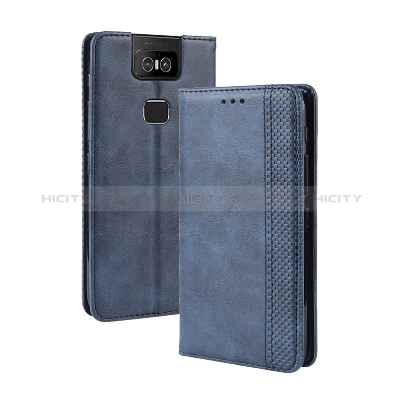 Custodia Portafoglio In Pelle Cover con Supporto BY4 per Asus Zenfone 6 ZS630KL