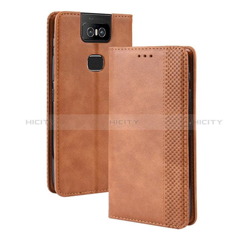 Custodia Portafoglio In Pelle Cover con Supporto BY4 per Asus Zenfone 6 ZS630KL