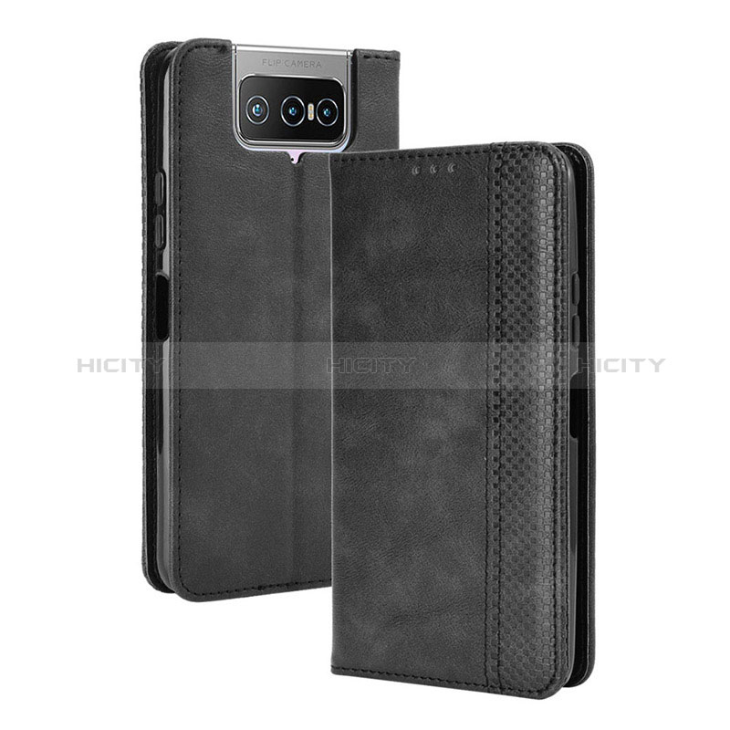 Custodia Portafoglio In Pelle Cover con Supporto BY4 per Asus ZenFone 8 Flip ZS672KS