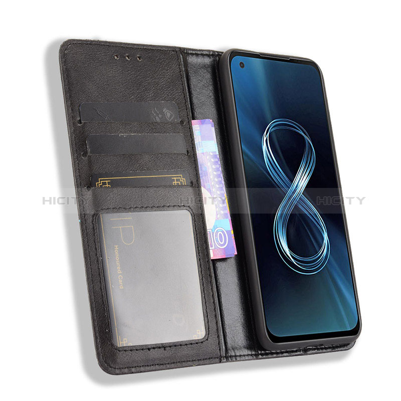 Custodia Portafoglio In Pelle Cover con Supporto BY4 per Asus ZenFone 8 Mini