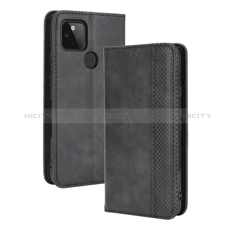 Custodia Portafoglio In Pelle Cover con Supporto BY4 per Google Pixel 4a 5G