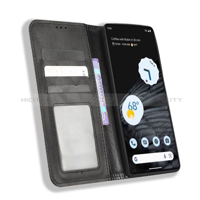 Custodia Portafoglio In Pelle Cover con Supporto BY4 per Google Pixel 7 Pro 5G