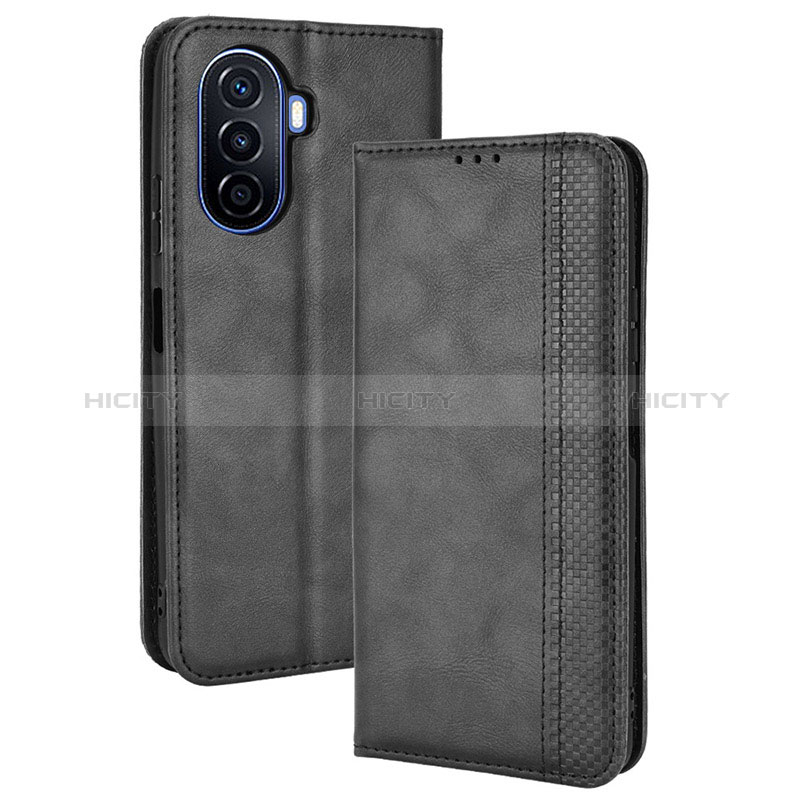 Custodia Portafoglio In Pelle Cover con Supporto BY4 per Huawei Enjoy 50