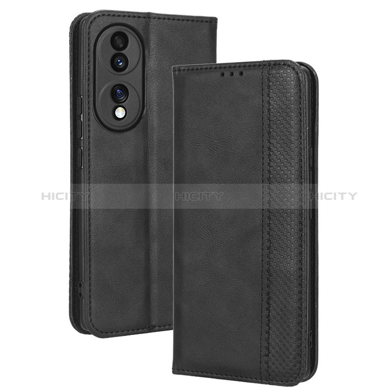 Custodia Portafoglio In Pelle Cover con Supporto BY4 per Huawei Honor 70 5G