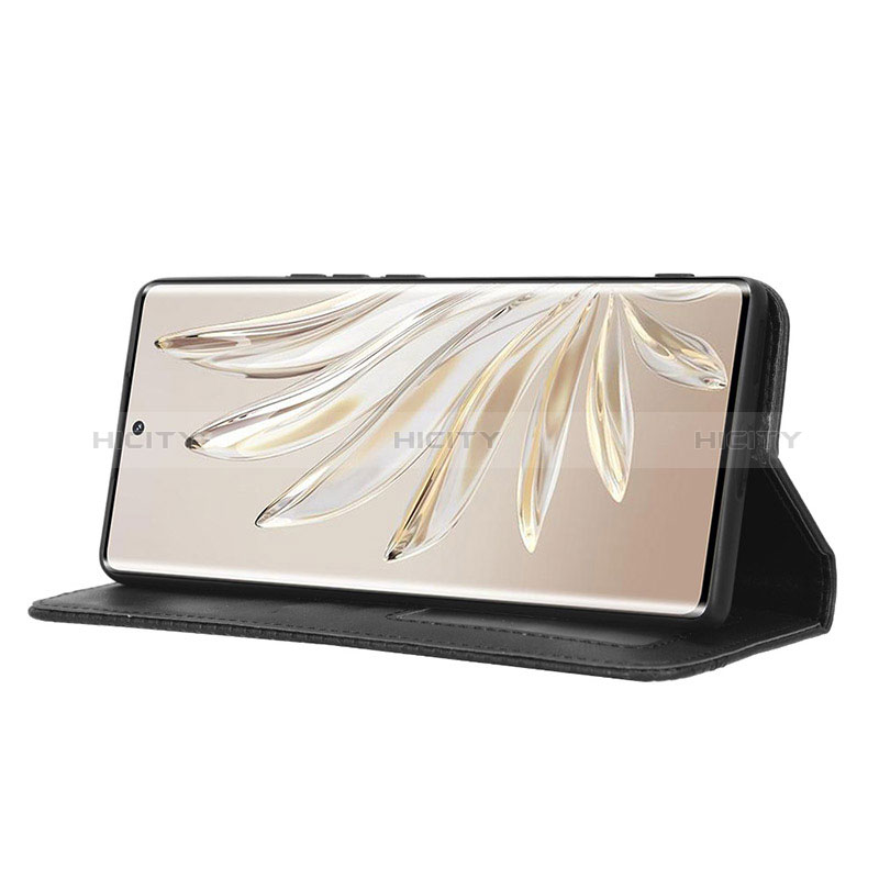 Custodia Portafoglio In Pelle Cover con Supporto BY4 per Huawei Honor 70 5G