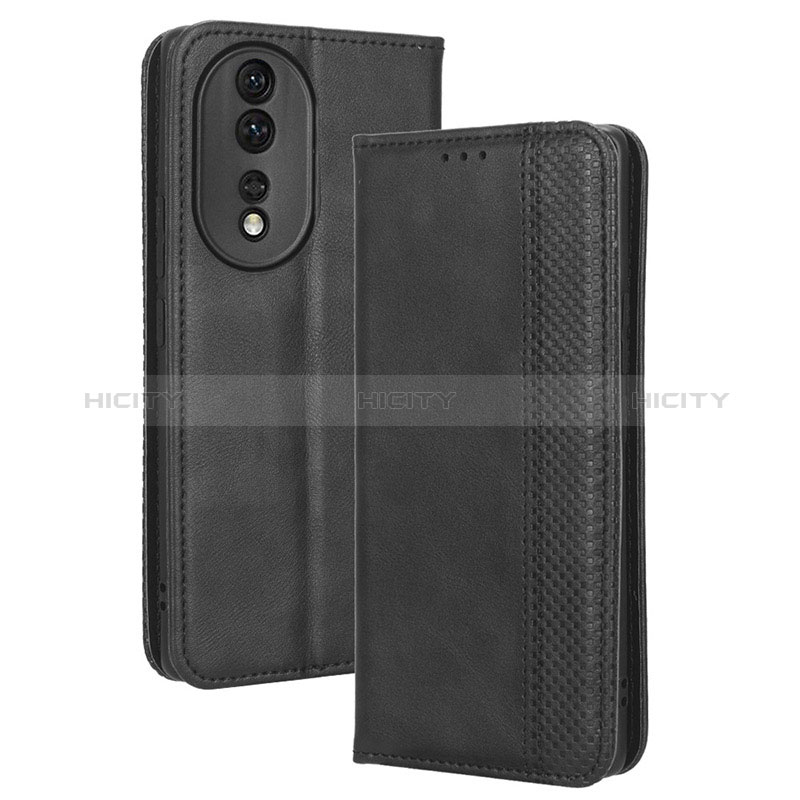 Custodia Portafoglio In Pelle Cover con Supporto BY4 per Huawei Honor 80 5G