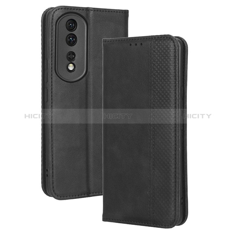 Custodia Portafoglio In Pelle Cover con Supporto BY4 per Huawei Honor 80 Pro 5G